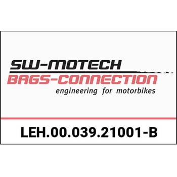 バーバック Φ 22 mm ハンドルバー H=30 mm. バック 21 mm. ブラック - SW-MOTECH (エスダブリューモテック)