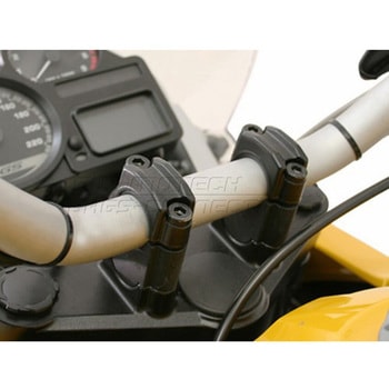 ハンドルバーライザー BMW R1200GS/Adventure -ブラック- SW-MOTECH (エスダブリューモテック)