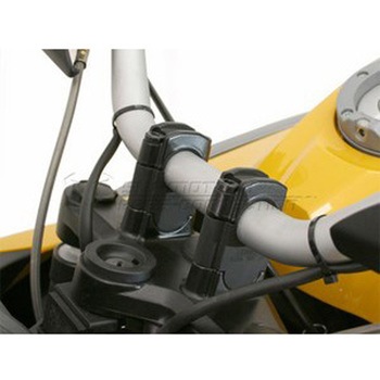 ハンドルバーライザー BMW R1200GS/Adventure -ブラック- SW-MOTECH (エスダブリューモテック)