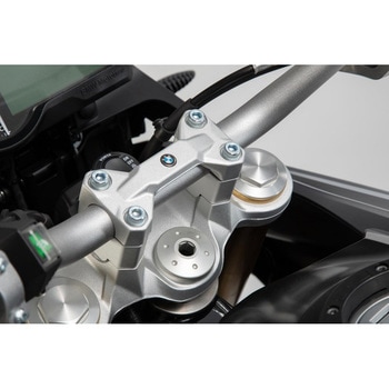 バーライザー. H=30 mm.-シルバー-BMW F 850 GS (18-). SW-MOTECH (エスダブリューモテック)