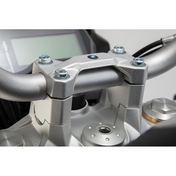 バーライザー. H=30 mm.-シルバー-BMW F 750 GS (18-). SW-MOTECH (エスダブリューモテック)