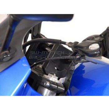 バーライザー. 直径 22mm h 20mm ブラック SW-MOTECH (エスダブリューモテック)