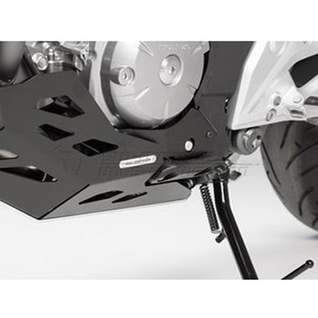 エンジンガード ブラック / シルバー Honda NC700 / NC750 DCT付 - SW-MOTECH (エスダブリューモテック)