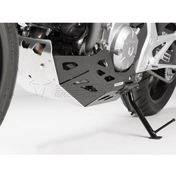 エンジンガード ブラック / シルバー Honda NC700 / NC750 DCT付 - SW-MOTECH (エスダブリューモテック)