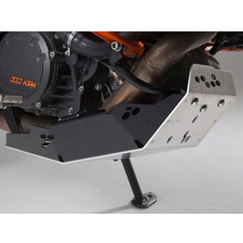 エンジンガード ブラック/ シルバー KTM 1190 Adventure / R (13-) - SW-MOTECH (エスダブリューモテック)
