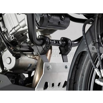 エンジンガード ブラック / シルバー V-Strom 1000 with クラッシュバー SW-MOTECH (エスダブリューモテック)