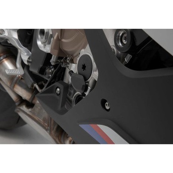 エンジンカバープロテクション ブラック / グレー BMW S1000RR (19-) SW-MOTECH (エスダブリューモテック)