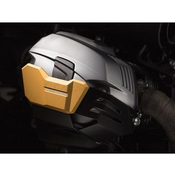 シリンダープロテクション ゴールド 左右セット BMW R1200 R / GS / Adv / nineT SW-MOTECH (エスダブリューモテック)