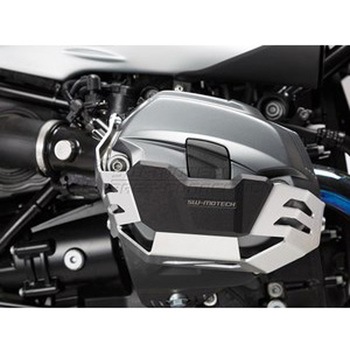 シリンダープロテクション 左右セット -シルバー- R 1200 R (11-) SW-MOTECH (エスダブリューモテック)