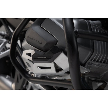 シリンダーガード ブラック/シルバー BMW R 1250 GS/Adv R 1250 RS/ RT. SW-MOTECH (エスダブリューモテック)