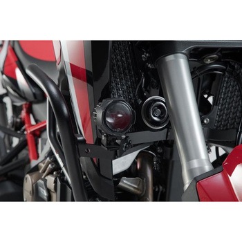 ヘッドライトホルダー ブラック Honda CRF1000L / CRF1100L with SBL. SW-MOTECH (エスダブリューモテック)