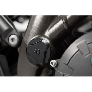 フレームキャップセット ブラック KTM 1050/1190/1290 Adventure SW-MOTECH (エスダブリューモテック)