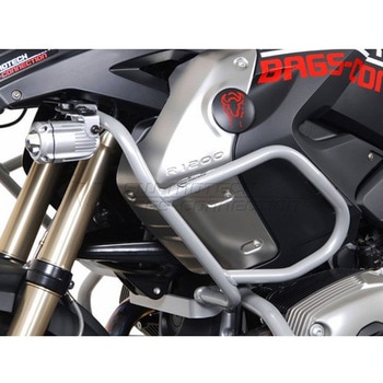 アッパークラッシュバー -シルバー- 取り付けにはSBL.07.562.100が必要です。 R 1200 GS (08 -) SW-MOTECH (エスダブリューモテック)