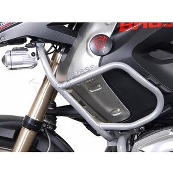 アッパークラッシュバー -シルバー- 取り付けにはSBL.07.562.100が必要です。 R 1200 GS (08 -) SW-MOTECH (エスダブリューモテック)