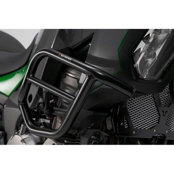 クラッシュバー ブラック Kawasaki Versys 1000 (18-). SW-MOTECH (エスダブリューモテック)