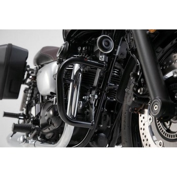クラッシュバー ブラック Kawasaki W800 Street/ Cafe (18-) SW-MOTECH (エスダブリューモテック)
