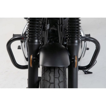 クラッシュバー ブラック Kawasaki W800 Street/ Cafe (18-) SW-MOTECH (エスダブリューモテック)