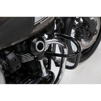 クラッシュバー ブラック Kawasaki W800 Street/ Cafe (18-) SW-MOTECH (エスダブリューモテック)