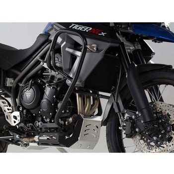 クラッシュバー ブラック. Triumph Tiger 800 / 800 XC (10-14). SW-MOTECH (エスダブリューモテック)