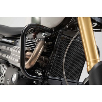 クラッシュバー ブラック Triumph Scrambler 1200 XC / XE (18-). SW-MOTECH (エスダブリューモテック)