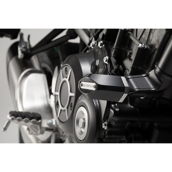 フレーム用スライダーセット ブラック Honda CB 1000 R (18-). SW-MOTECH (エスダブリューモテック)