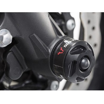 フロントアクスルスライダーキット ブラック Yamaha MT-07 (14-) SW-MOTECH (エスダブリューモテック)