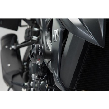 フレーム用スライダーセット ブラック Yamaha MT-03 (16-)/Suzuki GSX-S750 (17-) SW-MOTECH (エスダブリューモテック)
