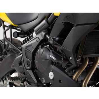 フレームスライダー キット ブラック Kawasaki Versys 650 (15-) SW-MOTECH (エスダブリューモテック)