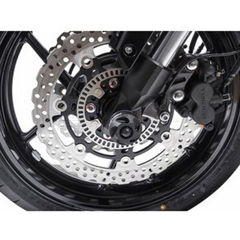 フロントアクスルスライダーキット ブラック Ducati models ブラック SW-MOTECH (エスダブリューモテック)