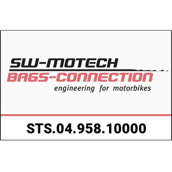 サイドスタンドフットエンラージャー ブラック / シルバー / KTM 390 アドベンチャー (19-) - SW-MOTECH (エスダブリューモテック)