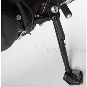 サイドスタンドフット ブラック/シルバー Yamaha MT-09 Tracer SW-MOTECH (エスダブリューモテック)