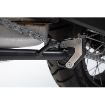 エクステンションサイドスタンドフット. -ブラック/シルバー- BMW F 750 / 850 GS (18-). SW-MOTECH (エスダブリューモテック)