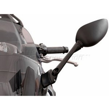 ミラーエクステンション Profile -ブラック- -左右セット- SW-MOTECH (エスダブリューモテック)