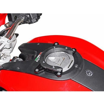 QUICK-LOCK(クイックロック) EVO タンクリングアダプター ブラック tank filler neck(固定ボルトなし) SW-MOTECH (エスダブリューモテック)