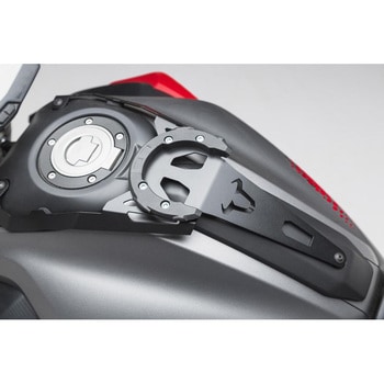 QUICK-LOCK(クイックロック) EVO タンクリング アダプターキット ブラック tank filler neck without screws SW-MOTECH (エスダブリューモテック)