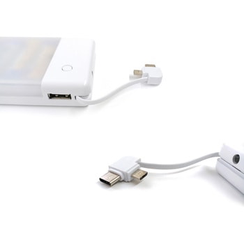 ケーブル付き乾電池式緊急充電器 エアージェイ