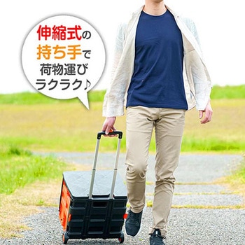 フタ付きキャリーカート 池商