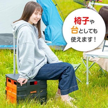 フタ付きキャリーカート 池商
