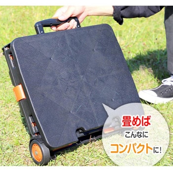 フタ付きキャリーカート 池商