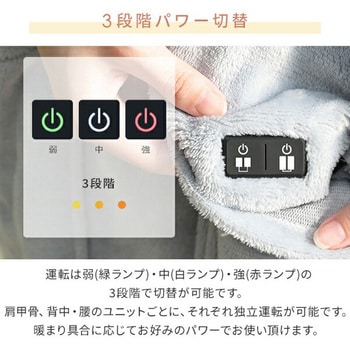 どこでも電気着る毛布 くるみケット(USB・オーバータイプ