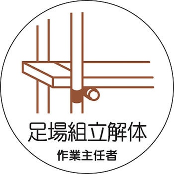 ヘルメット用ステッカー (作業主任者) ユニット