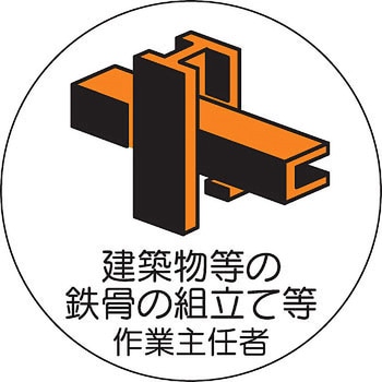 ヘルメット用ステッカー (作業主任者) ユニット