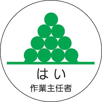 ヘルメット用ステッカー (作業主任者) ユニット
