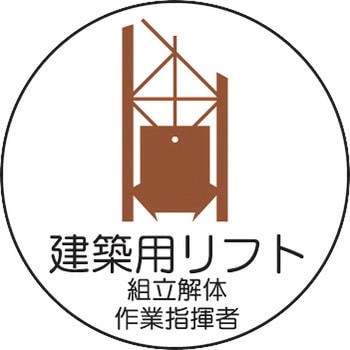 ヘルメット用ステッカー (作業管理関係) ユニット