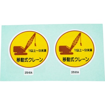 ヘルメット用ステッカー (作業管理関係) ユニット