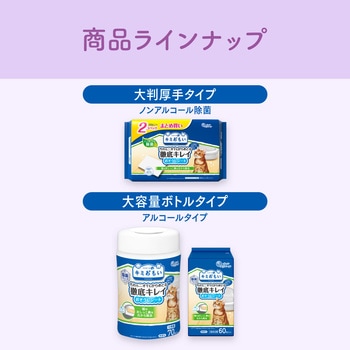 キミおもいおそうじシートボトルつめかえ60枚 エリエール