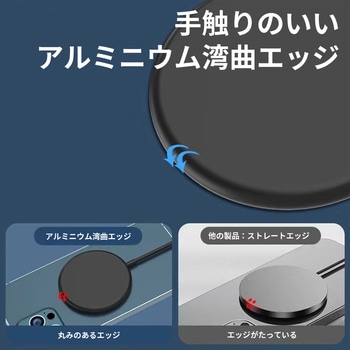 ワイヤレス 充電器 スリム 薄型 qi Slim magsafe CRECOTE