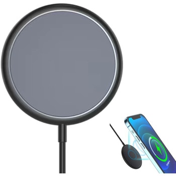 ワイヤレス 充電器 スリム 薄型 qi Slim magsafe CRECOTE