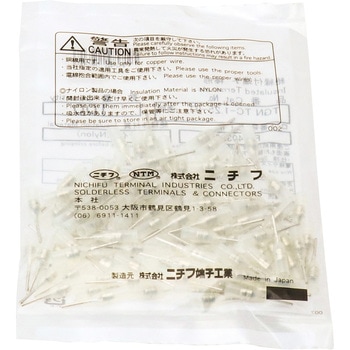 絶縁被覆付圧着端子(TC形)棒形 ニチフ