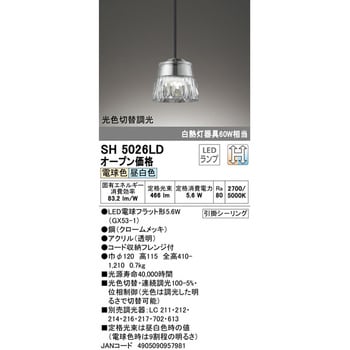 SH5026LD ペンダントライト 1個 オーデリック(ODELIC) 【通販サイト
